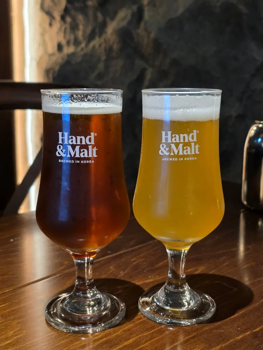A glass of Monastery's White Cup wheat ale