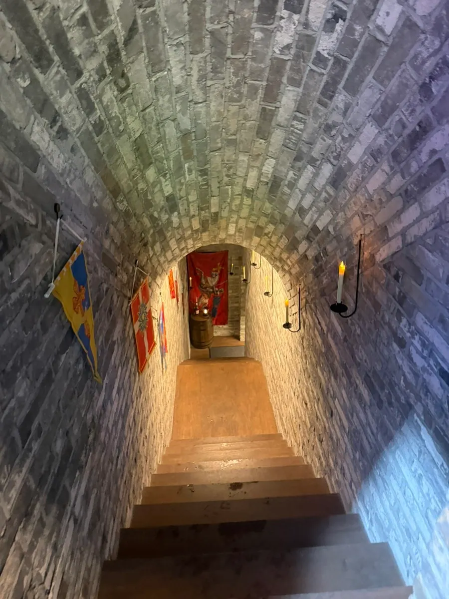 Staircase leading down to the basement of Sudowonui Bimil Jeojanggo