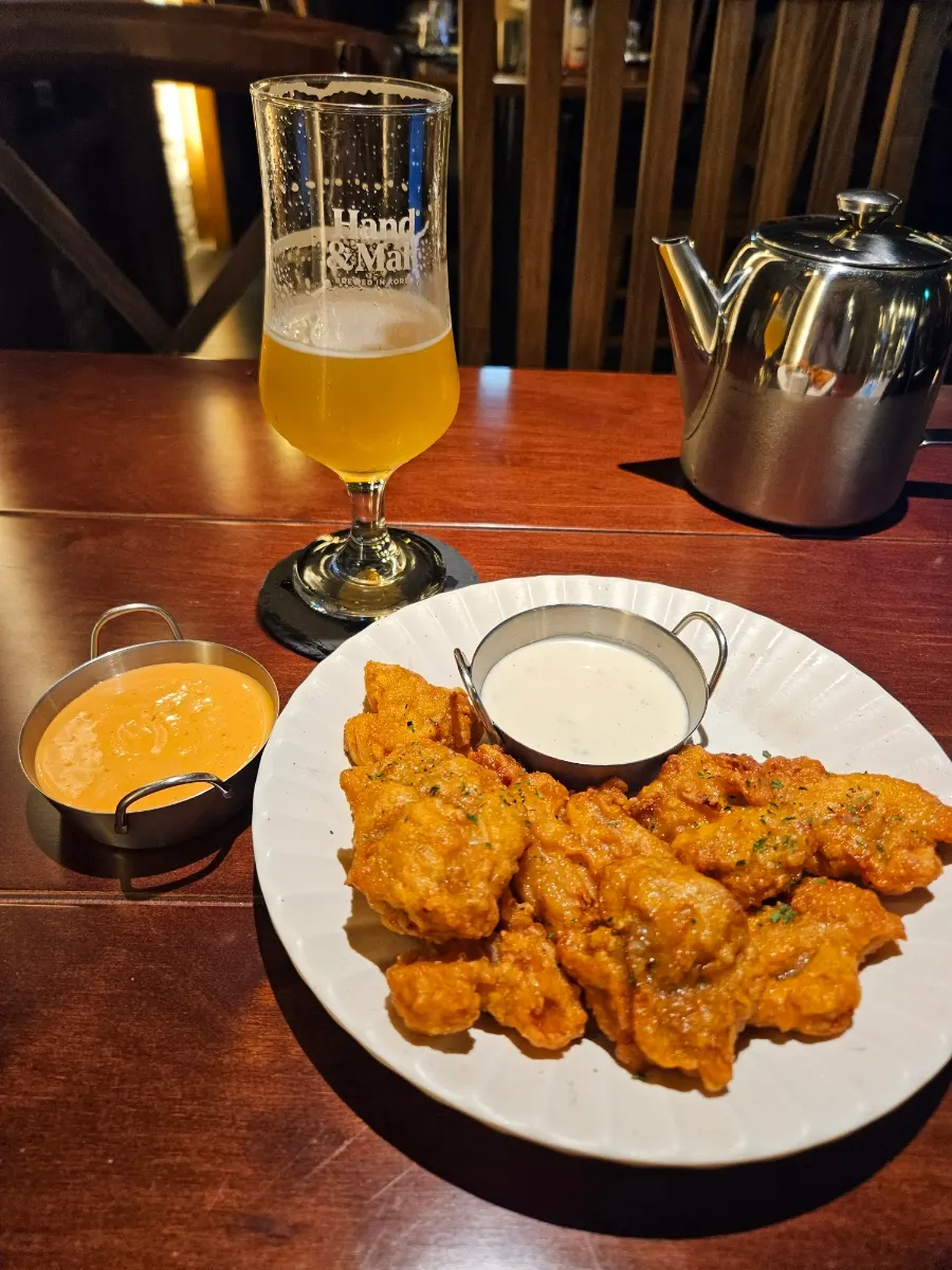 Crispy tulip fried chicken