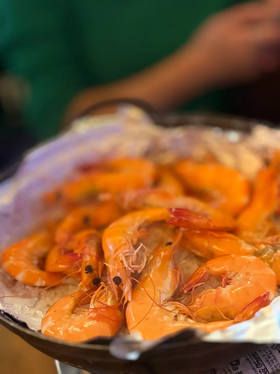 Peeled jumbo shrimp meat