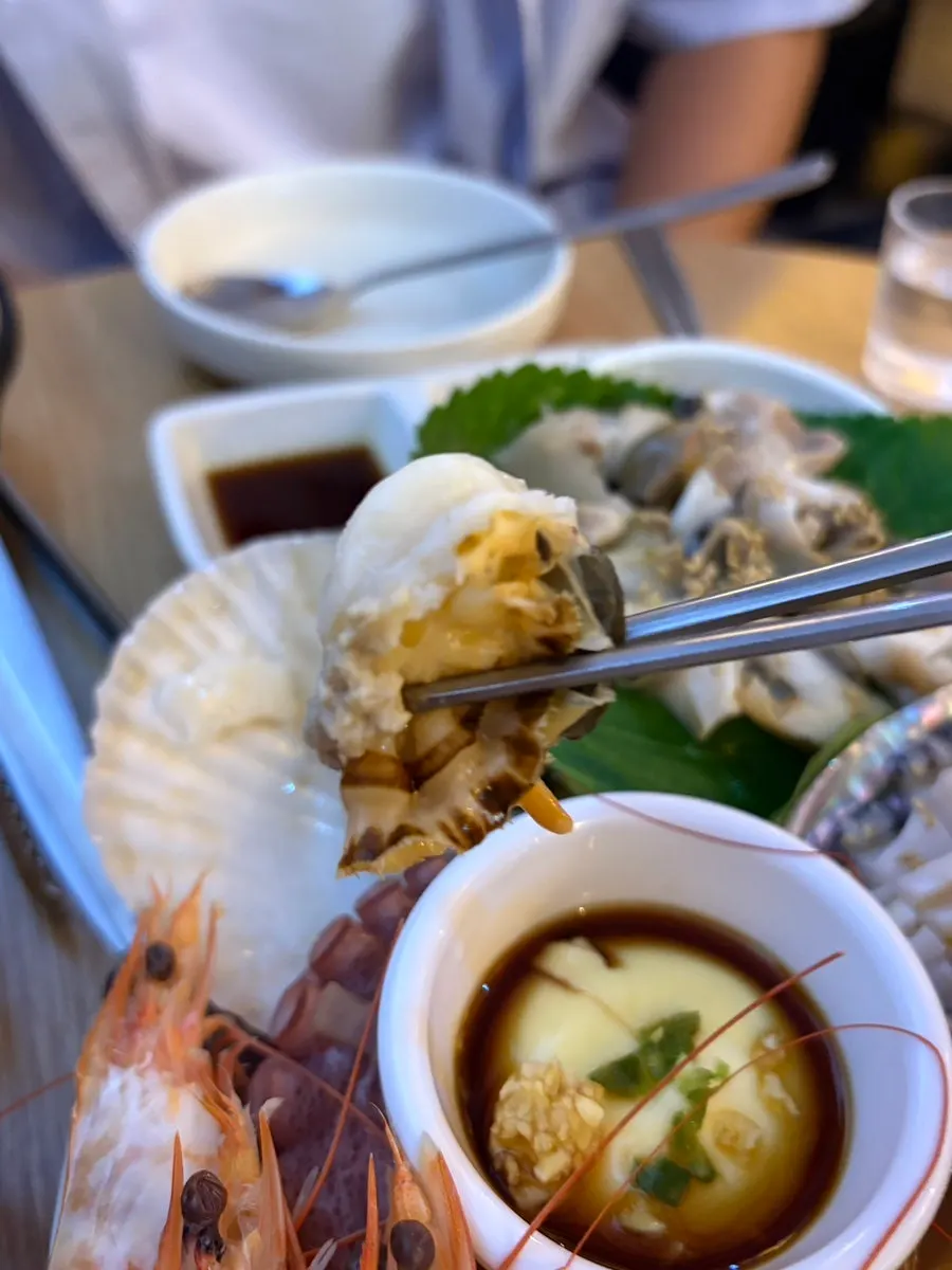 소주와 함께 즐기는 해산물 안주