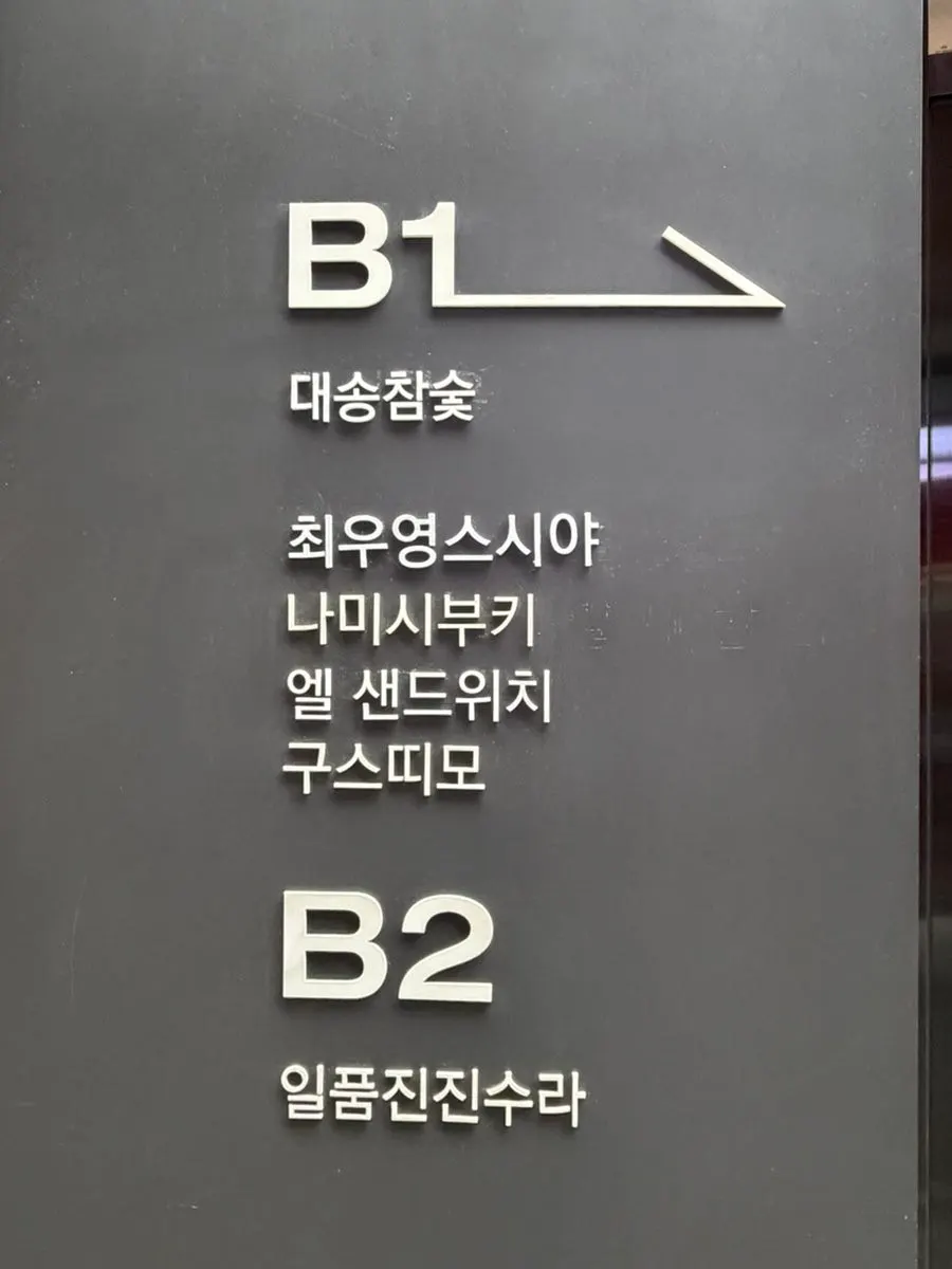 Entrance leading down to the building basement