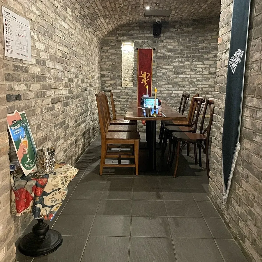 Group seating area for several people