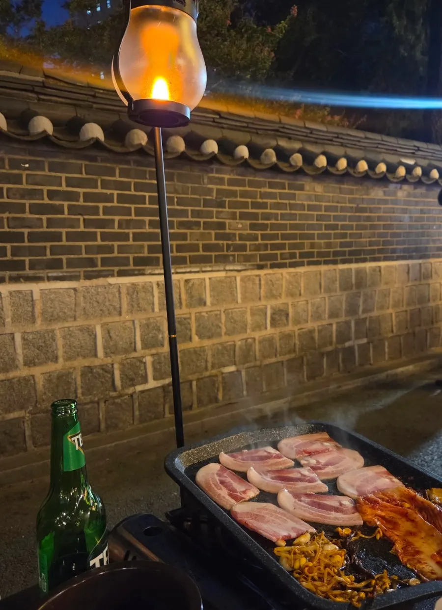 저녁 무렵 탑골공원 종로3가점 야장 마무리 풍경