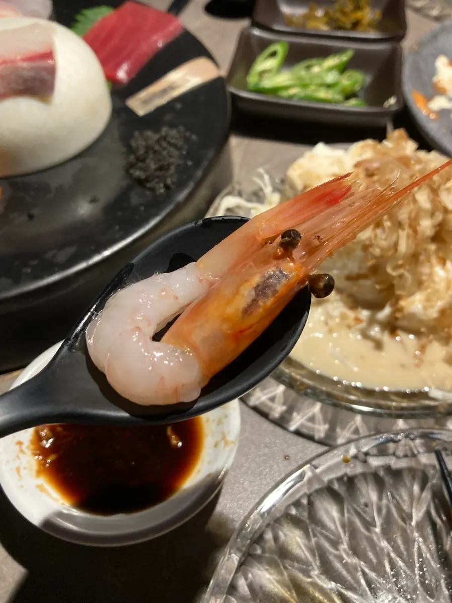 A chewy piece of aged sashimi