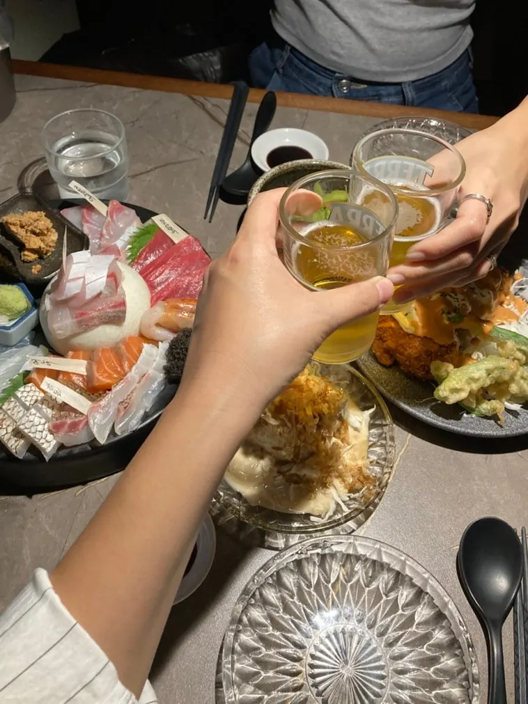 Sweet, plump sweet shrimp
