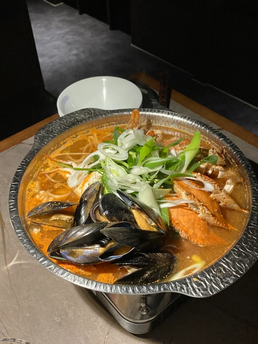 Drinking table enjoyed alongside sashimi