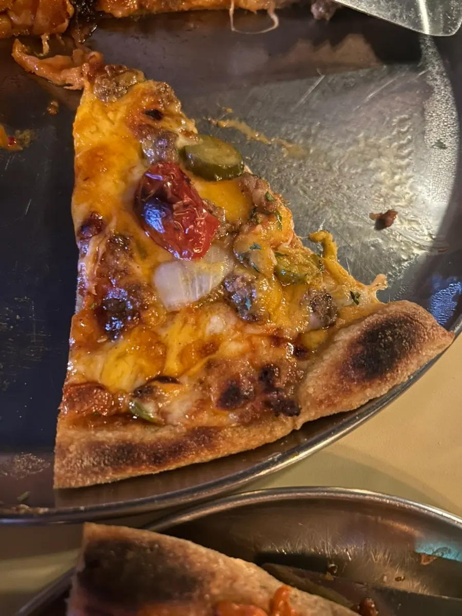 Picking up a slice of Shrimp Gangster