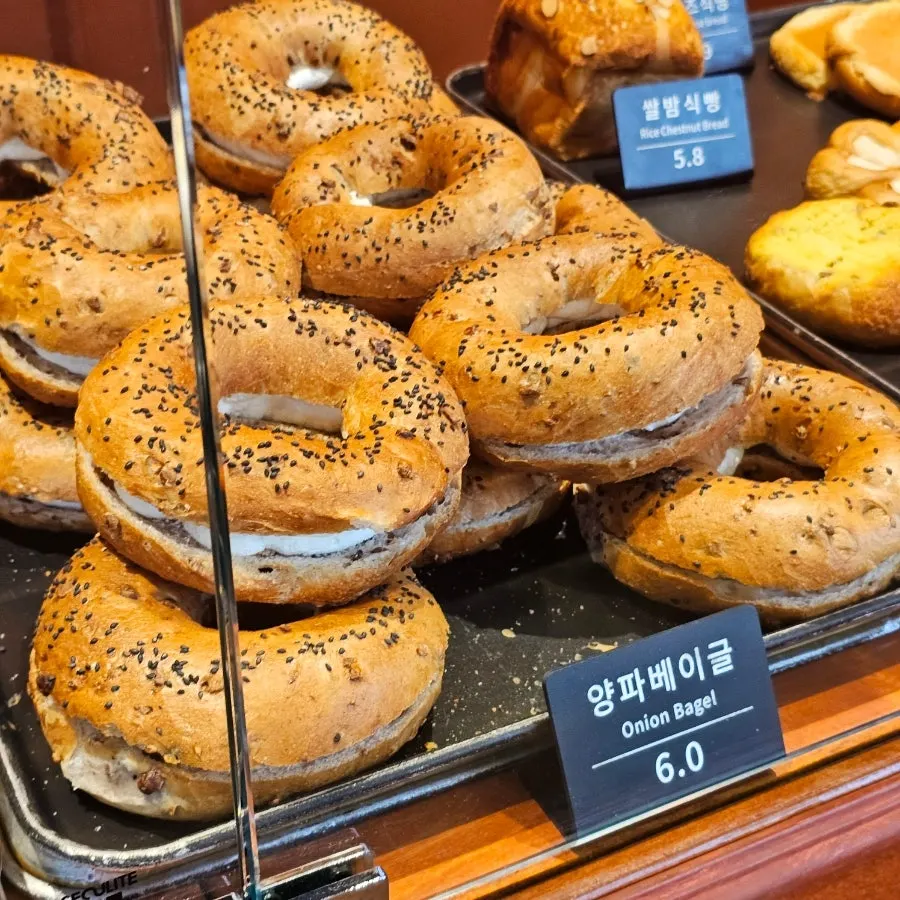 문화제빵 쌀밤식빵과 메이플크림치즈빵