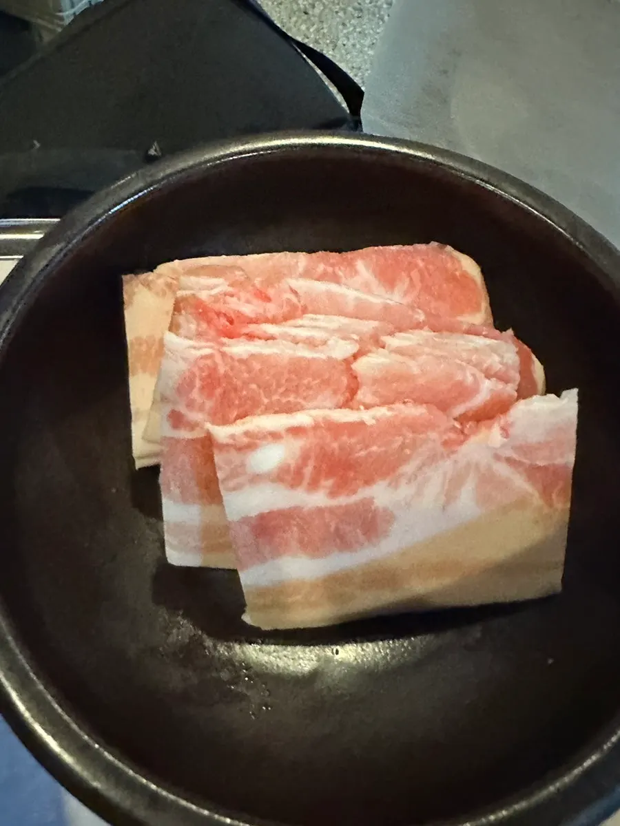 Two servings of Chowon Restaurant quick-frozen pork belly