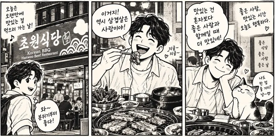 Closing view of Chowon Restaurant in Jongno 3-ga