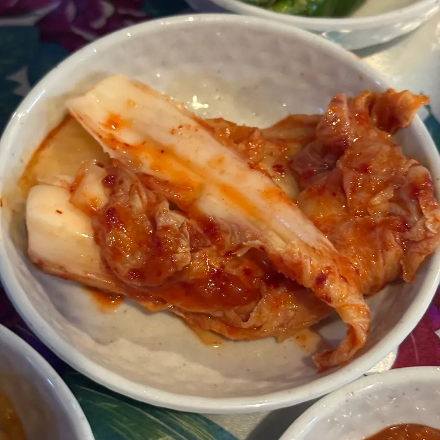 초원식당 기본 반찬 배추김치