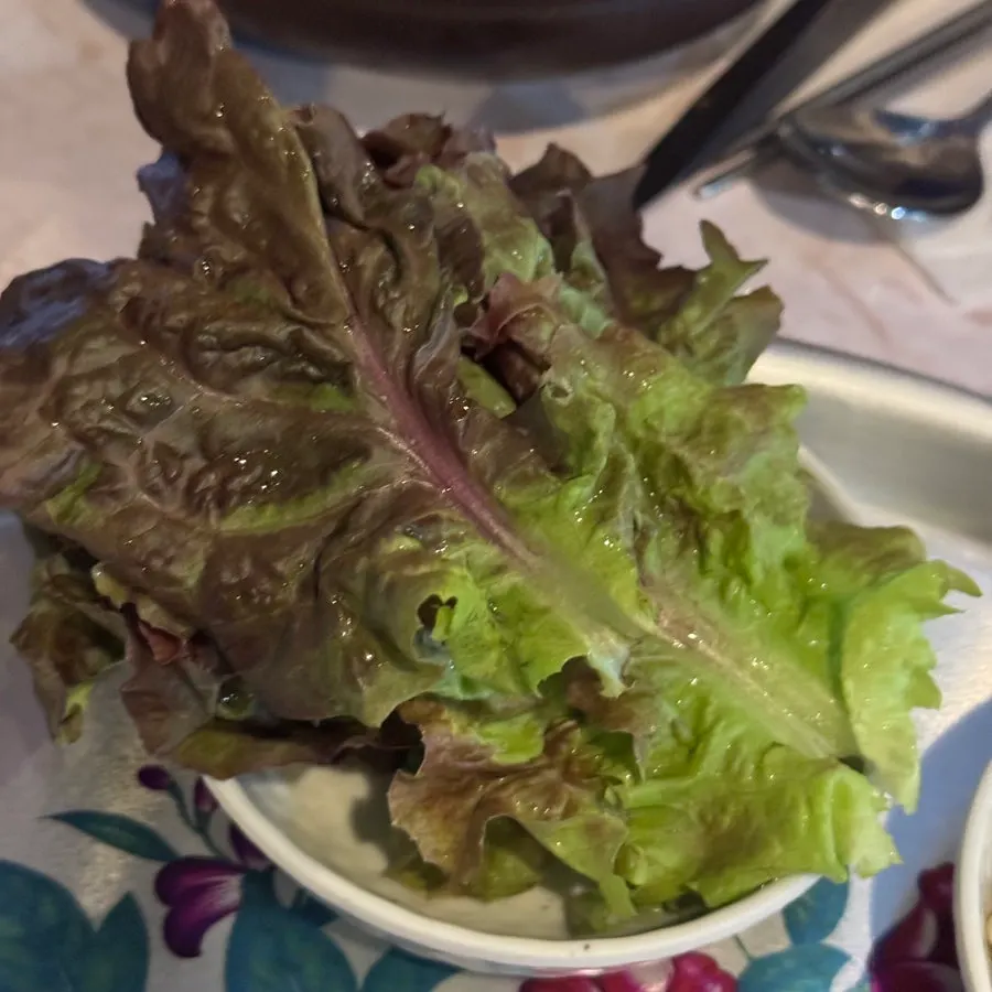 초원식당 신선한 쌈야채 상추