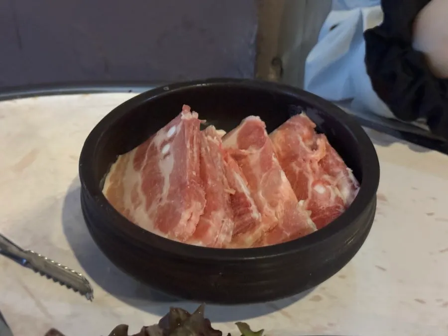 초원식당 급냉 삼겹살 2인분