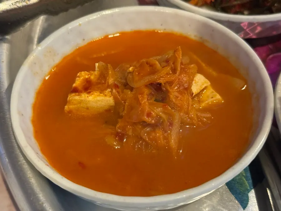 초원식당 김치찌개