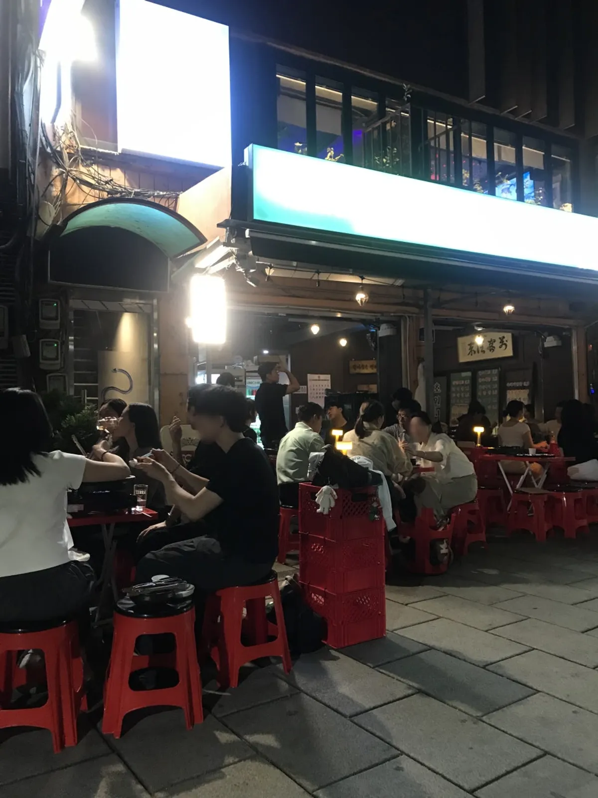 초원식당 종로3가점 야외 야장 자리