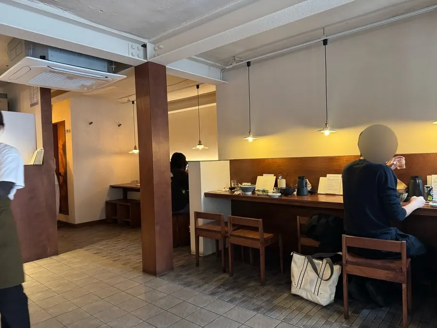 Interior of the basement dining room at Jongno Donburi Yeonnam