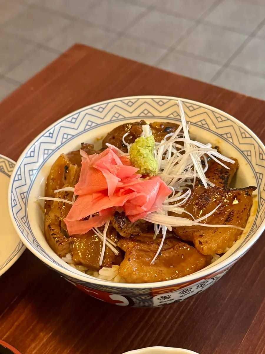 Miso soup with pickled radish, garlic scapes, and jalapeños