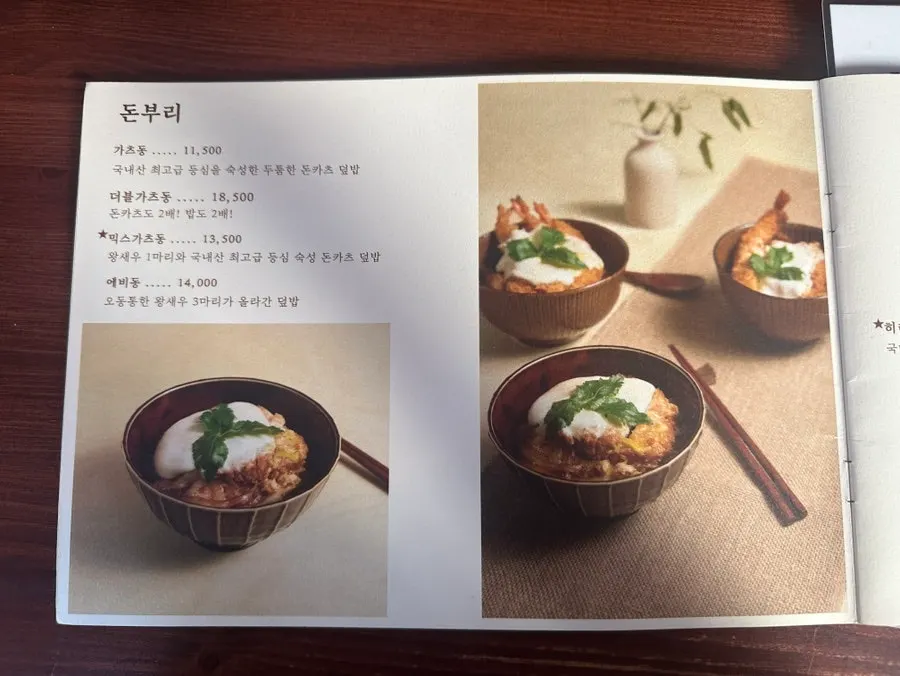 Table setting at Jongno Donburi Yeonnam