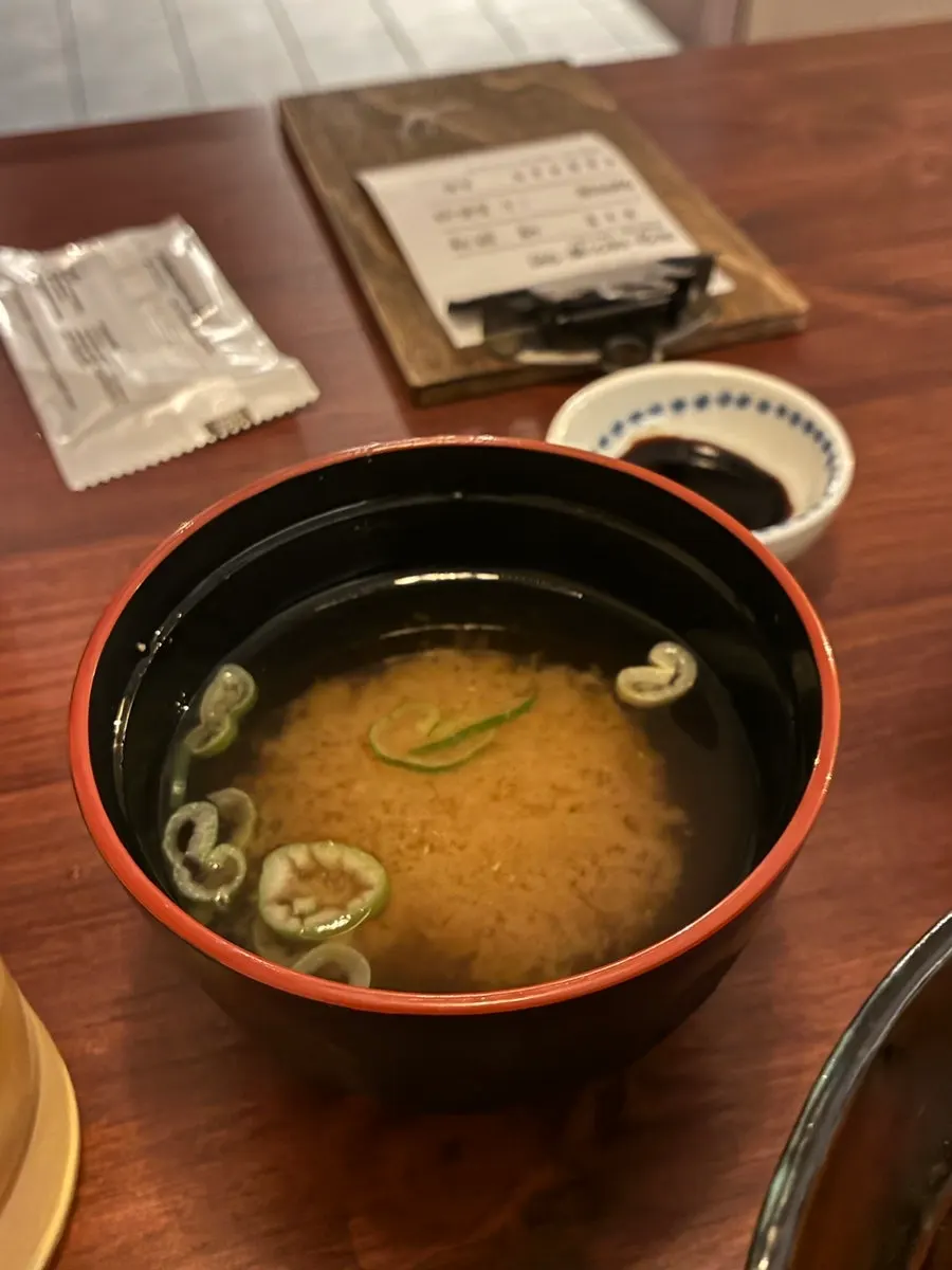 사케타라코동과 함께 나온 장국