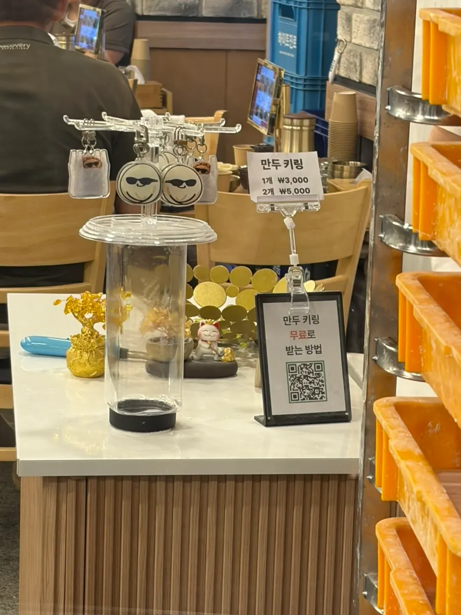 Jongga Mandu dumpling keychain information