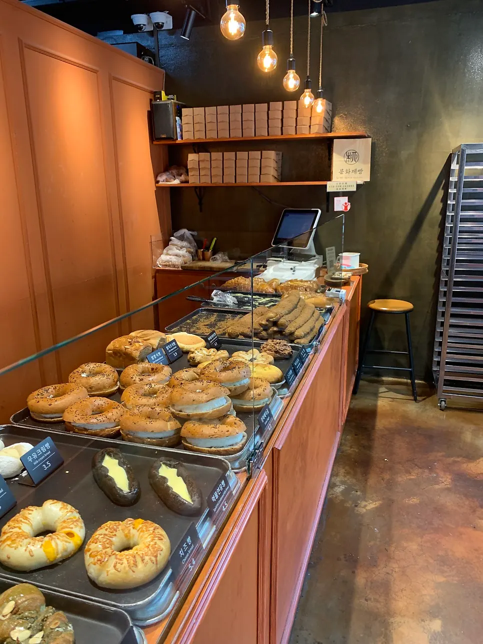 Walking into Munhwa Bakery