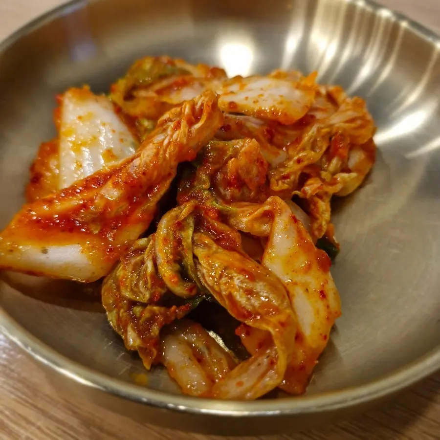Preparing handmade dumplings at Jongga Mandu