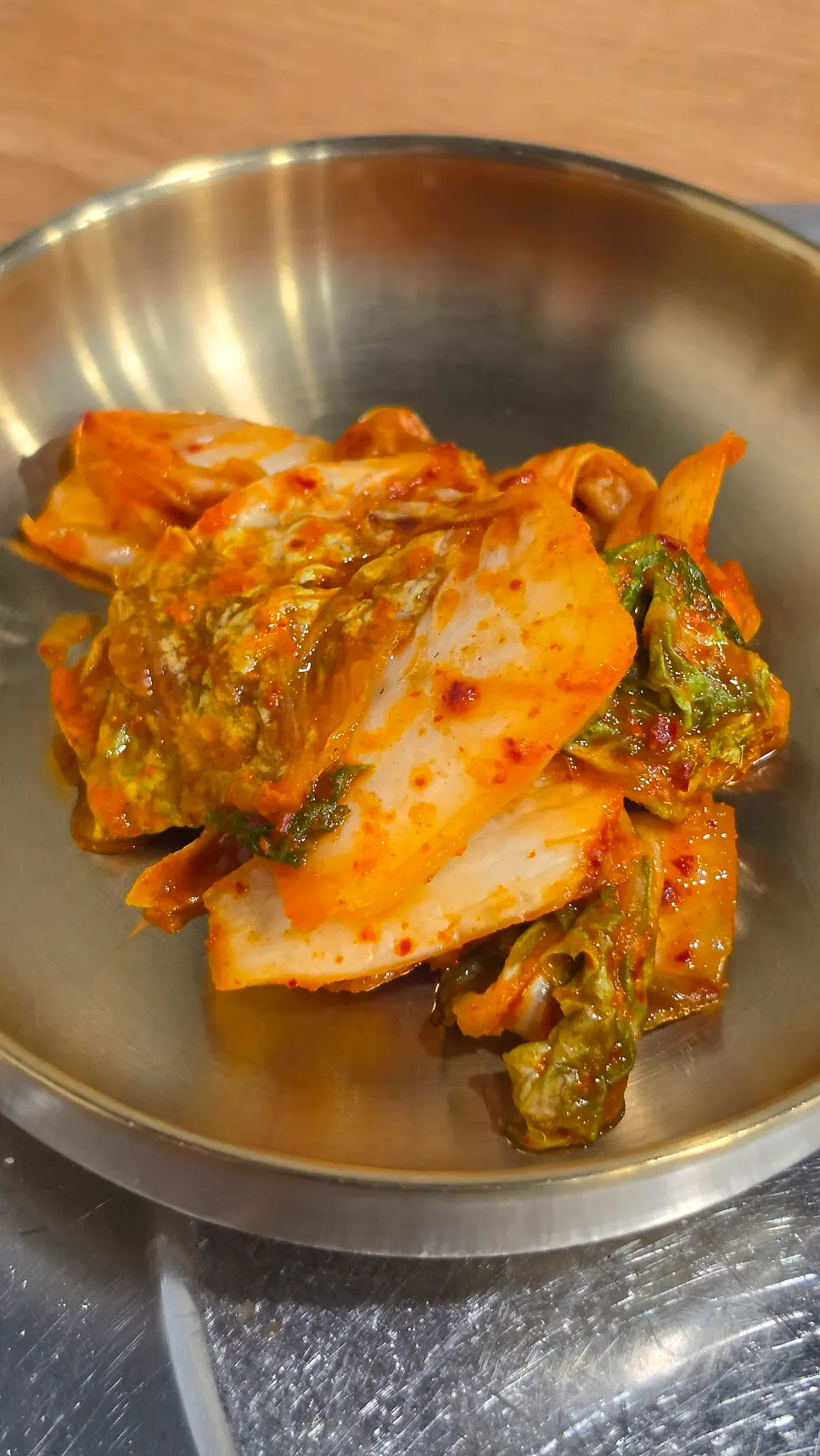 김치와 함께한 막걸리 한 잔