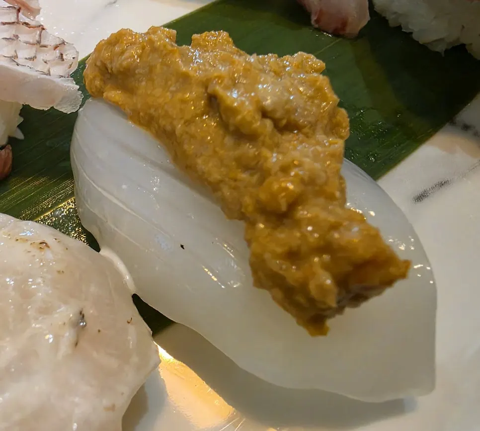 Selection of ordered sushi
