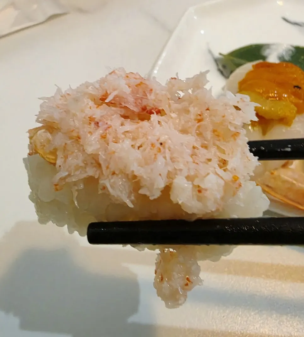 A plate of ordered sushi
