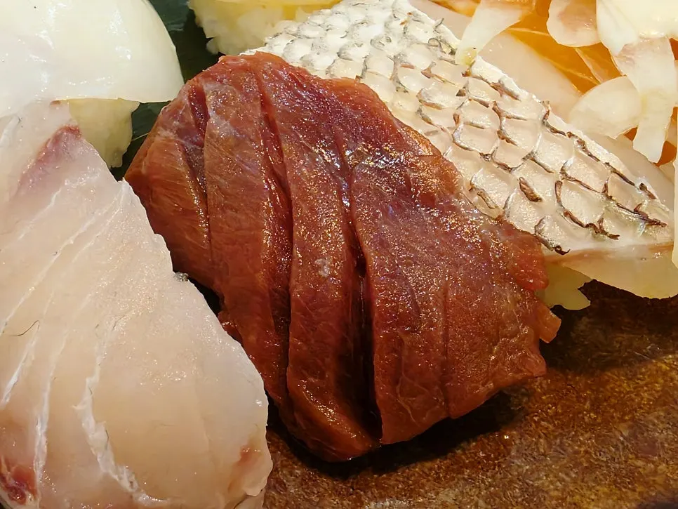 Sushi plate on the table