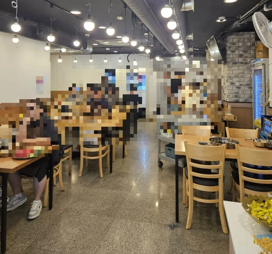 종가만두 셀프 반찬코너
