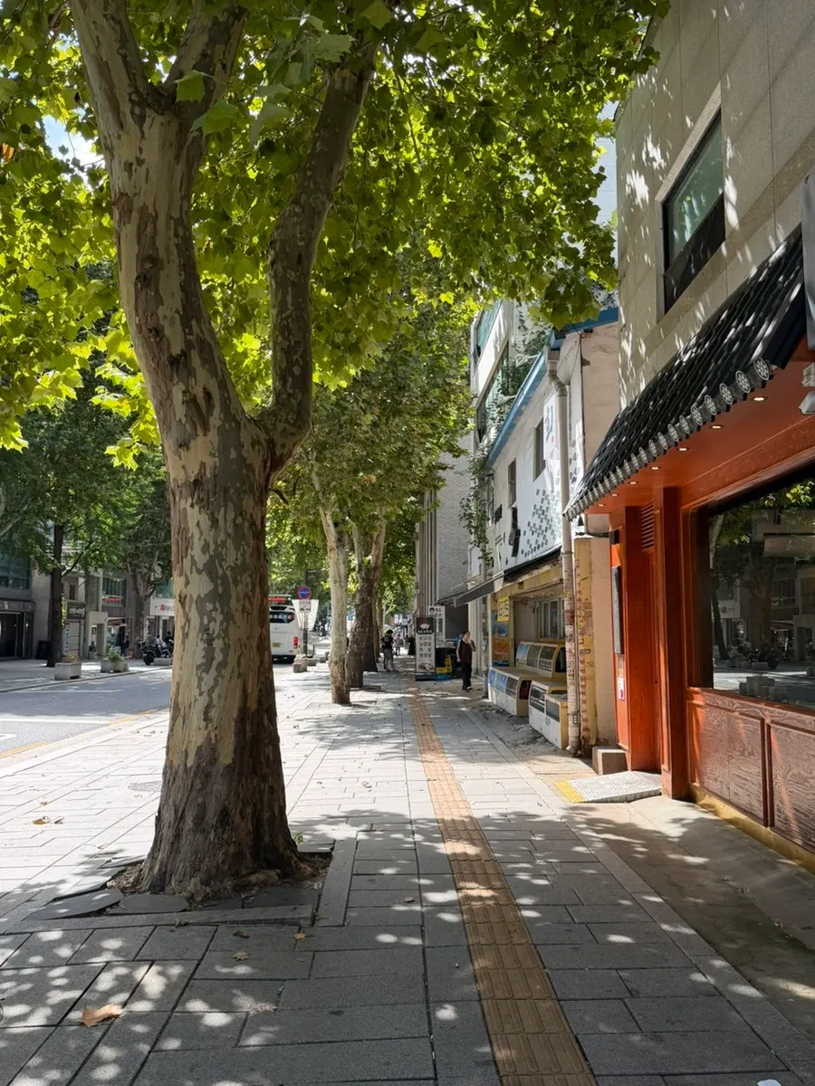 Munhwa Bakery exterior with a tiled entrance