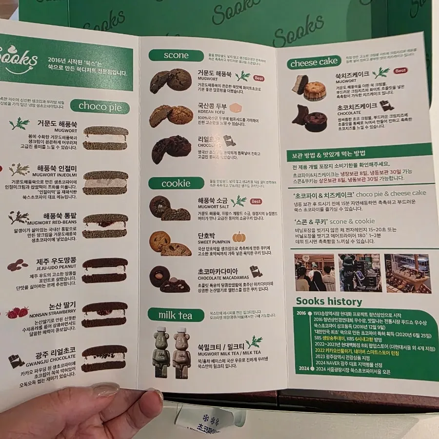 Guide list of Ssuk's Choco Pie dessert types