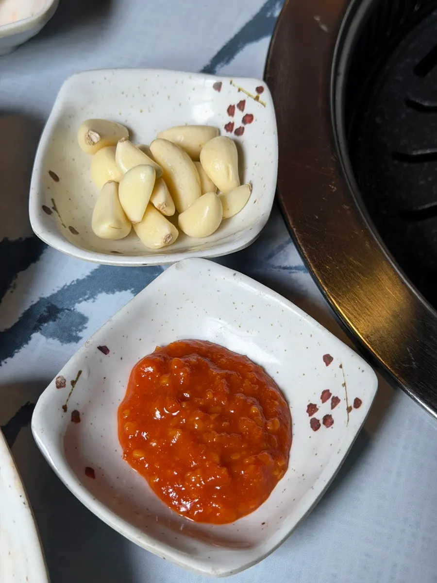 Basic side dishes at Meongseokjip