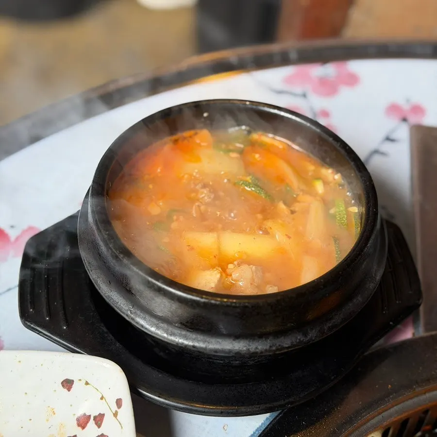 Doenjang-jjigae with beef brisket