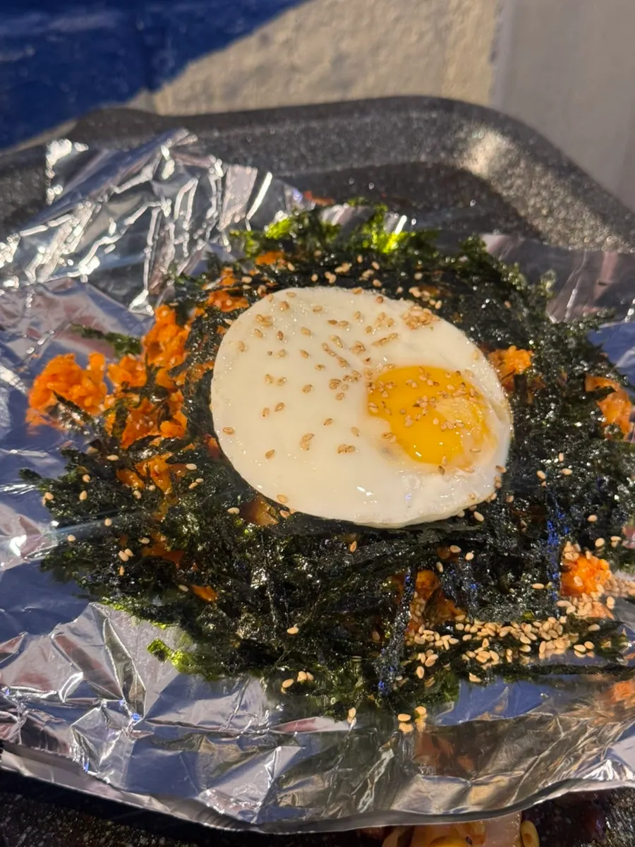 마무리로 나온 김치볶음밥