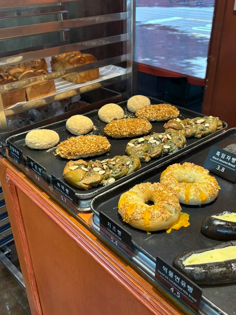 Onion bagel with fluffy cream cheese