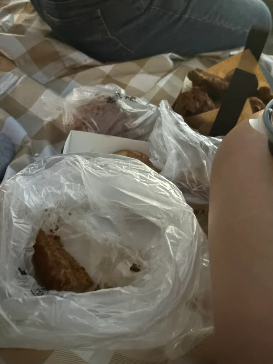 Munhwa Bakery breads shared at a picnic