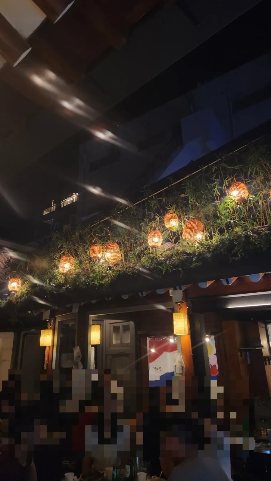 Closing shot of Meongseokjip's old-town atmosphere