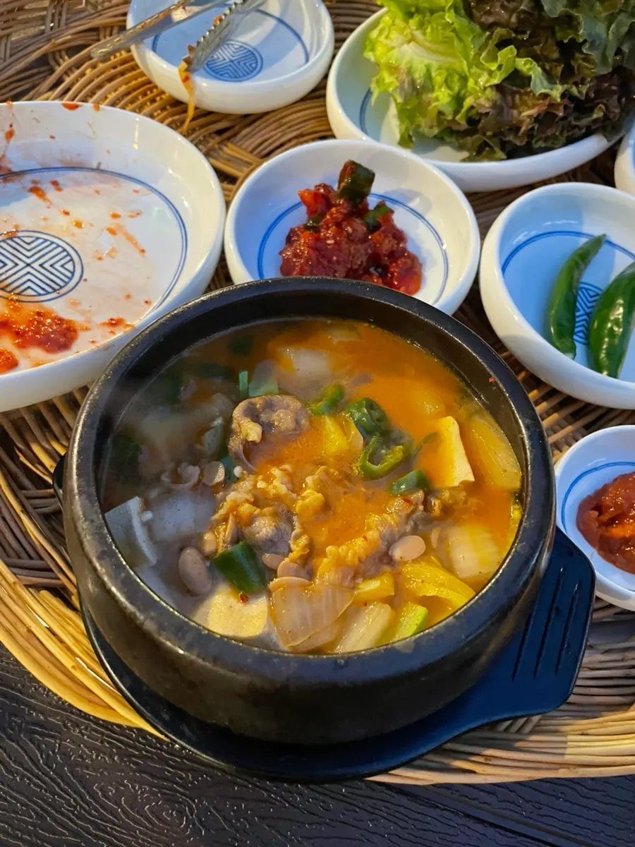 Brisket doenjang stew served by mistake