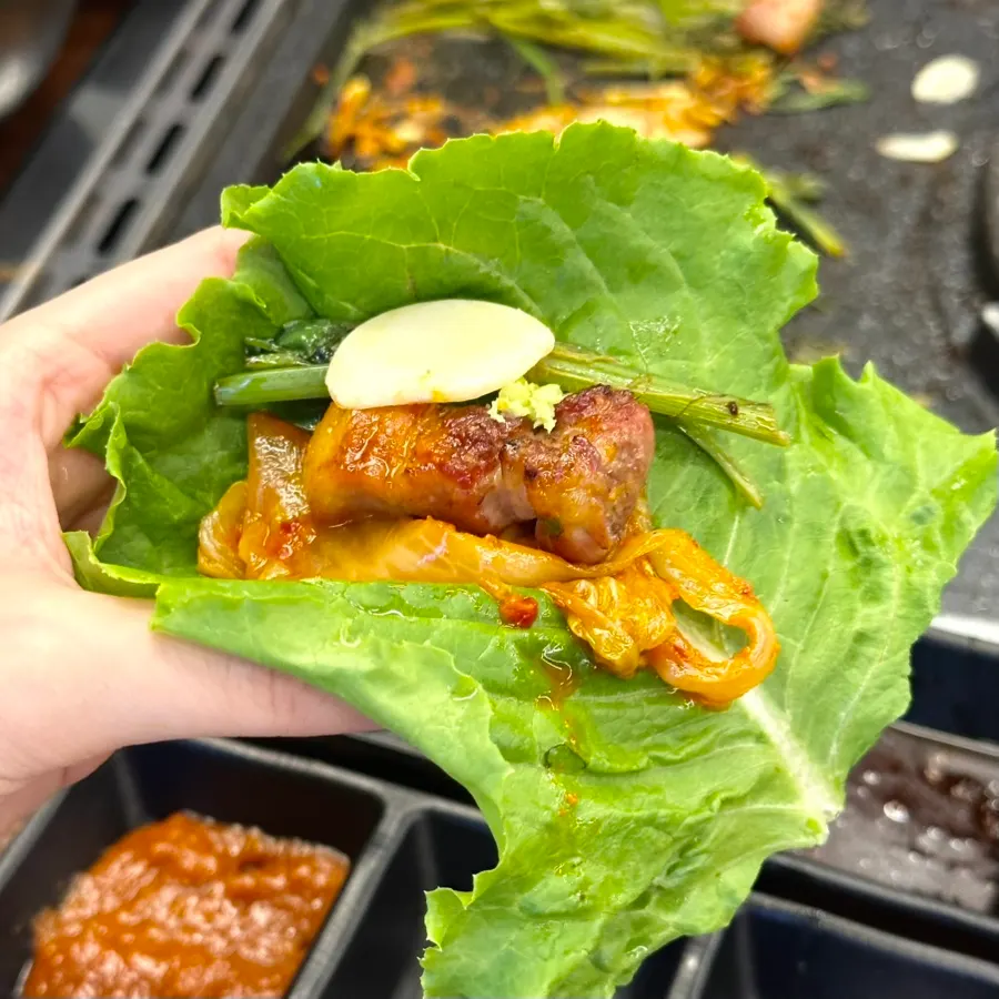 참돼짓간 종로본점 식사 마무리