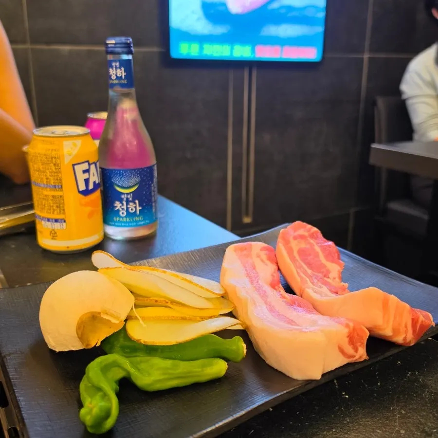 Boseong nokdon cham samgyeopsal at Cham Dwaejitgan Jongno Main Branch