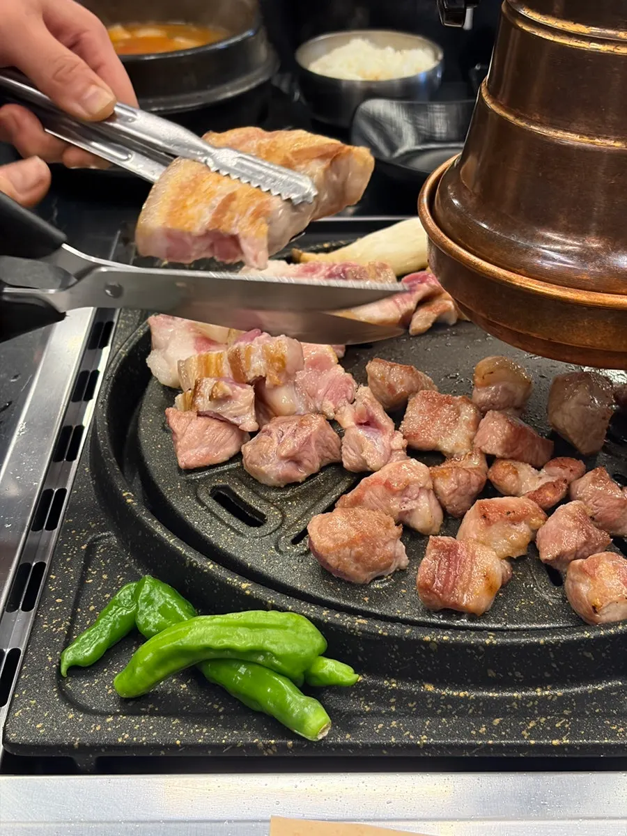 후식으로 주문한 된장찌개