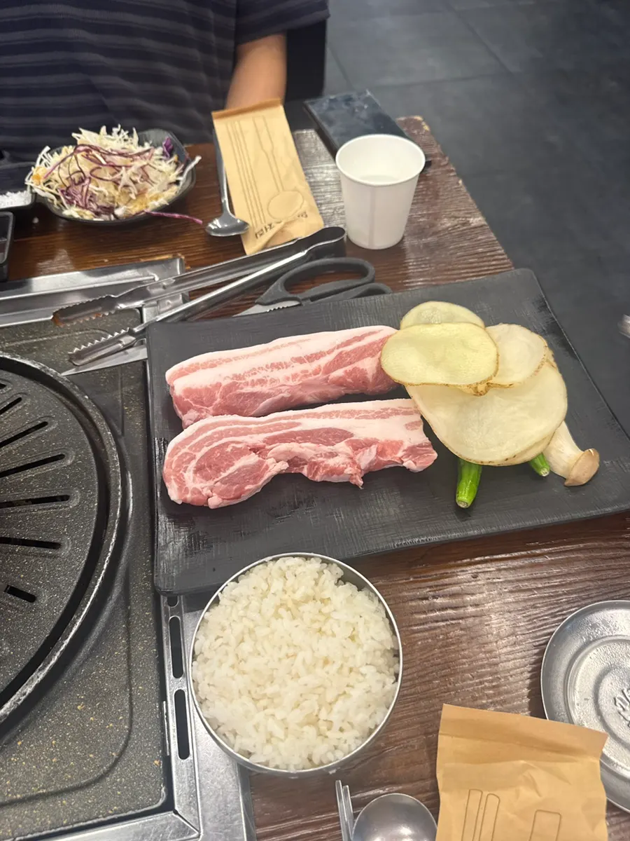 寶城綠豚參五花肉兩人份生肉盤
