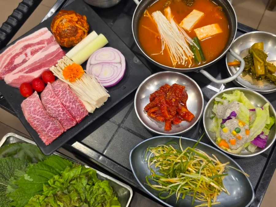 Simin Sikdang menu