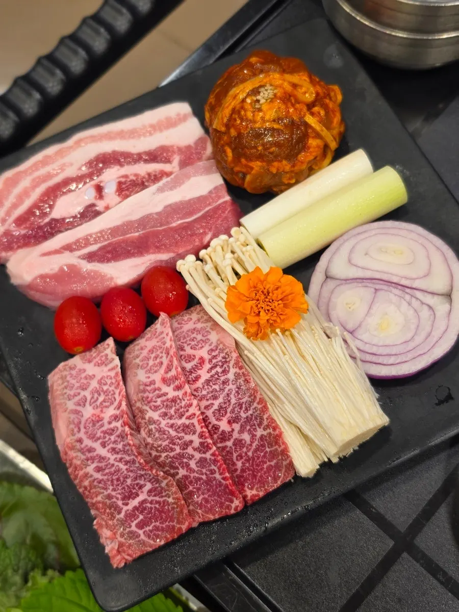 Side dishes served with meat
