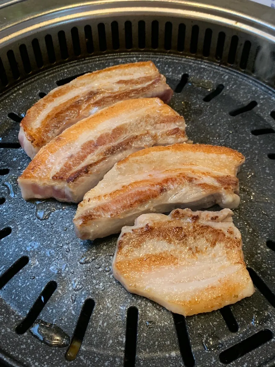 鍾路3街モンソクチプでの食事の締めくくり