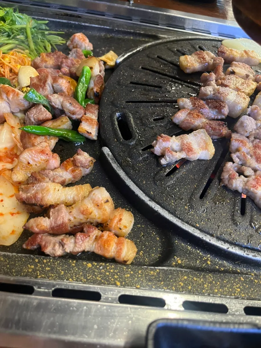 Thinly grilled potato used for wrapping meat