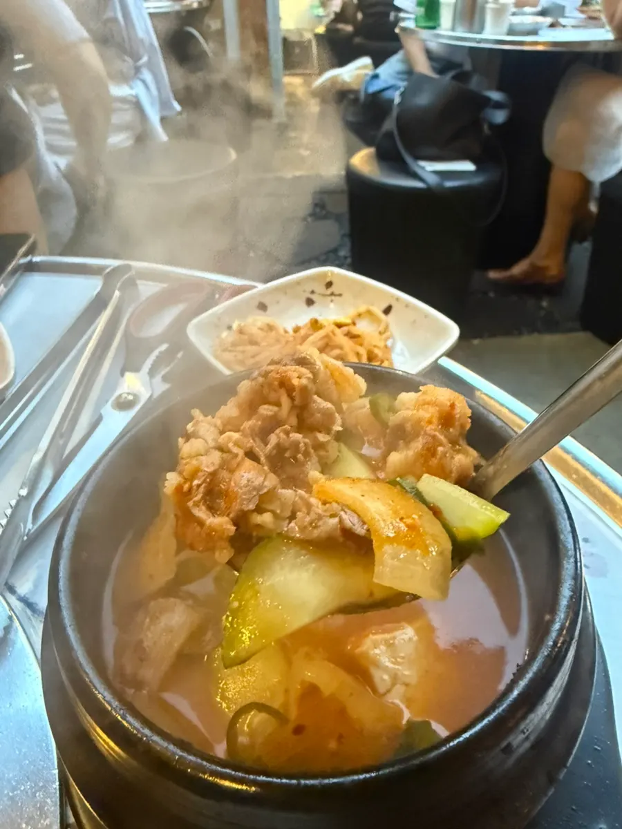 B-cut shot of the stew showing off its ingredients